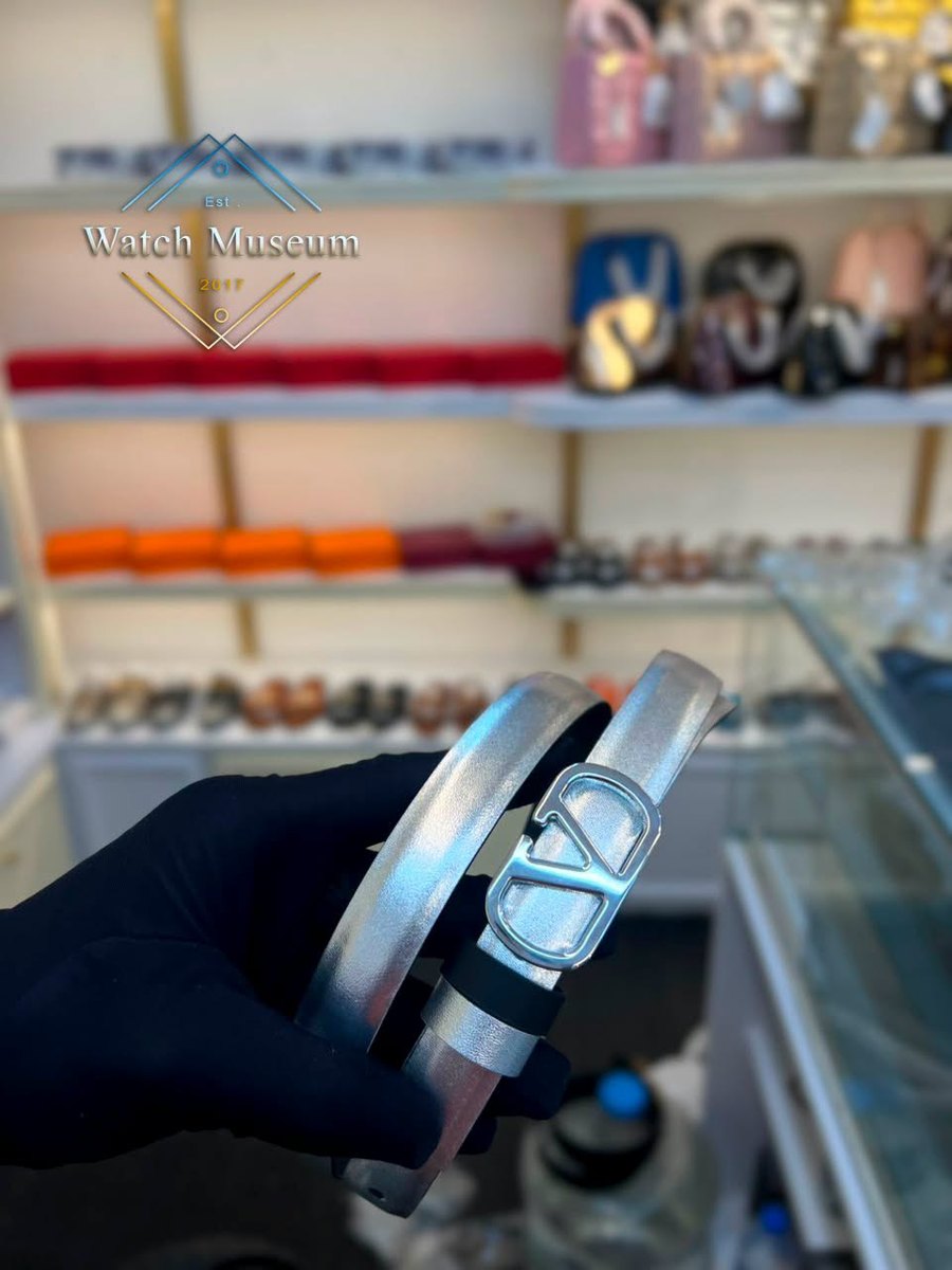 Logo cuff, jewellery.
