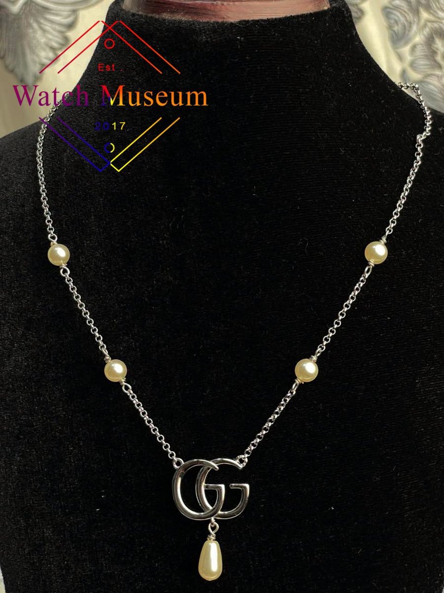 Pearl station necklace, necklaces.